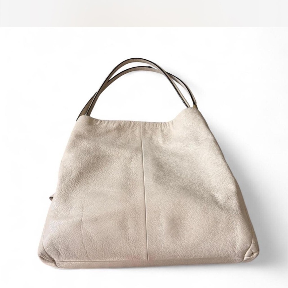 Coach Soft Cream Leather Shoulder Bag